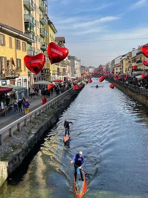 Apartament Navigli, 90 Square Meters, Free Parking Ripa Ticinese Mediolan